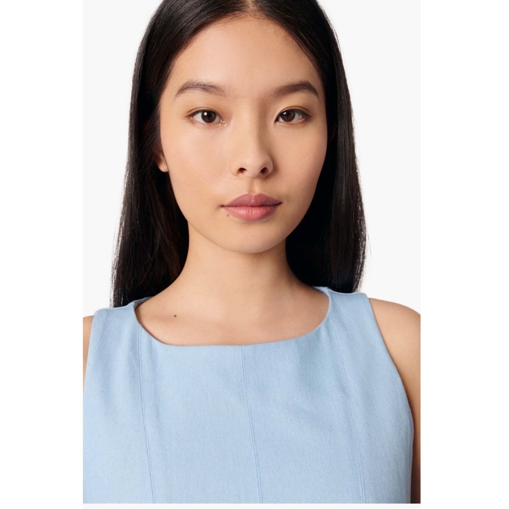 maje Mini flared cotton dress - Picture 6 of 9